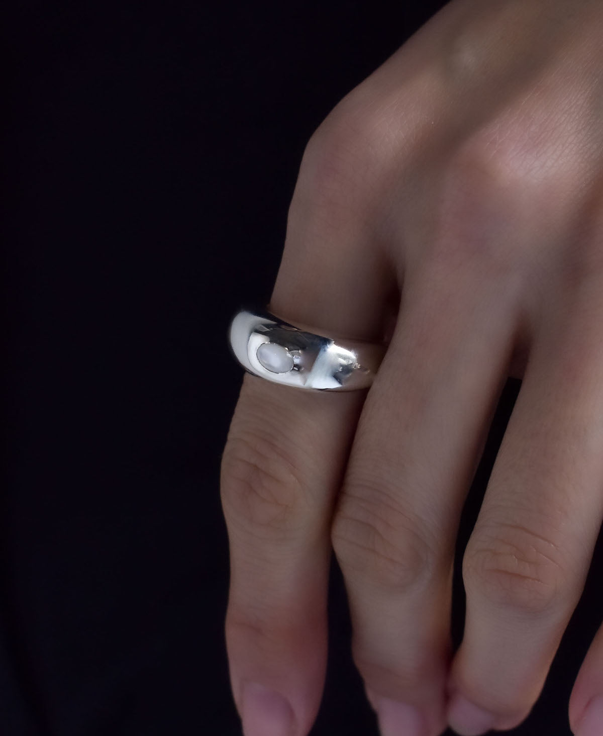 CHUNKY RING w/Pearl