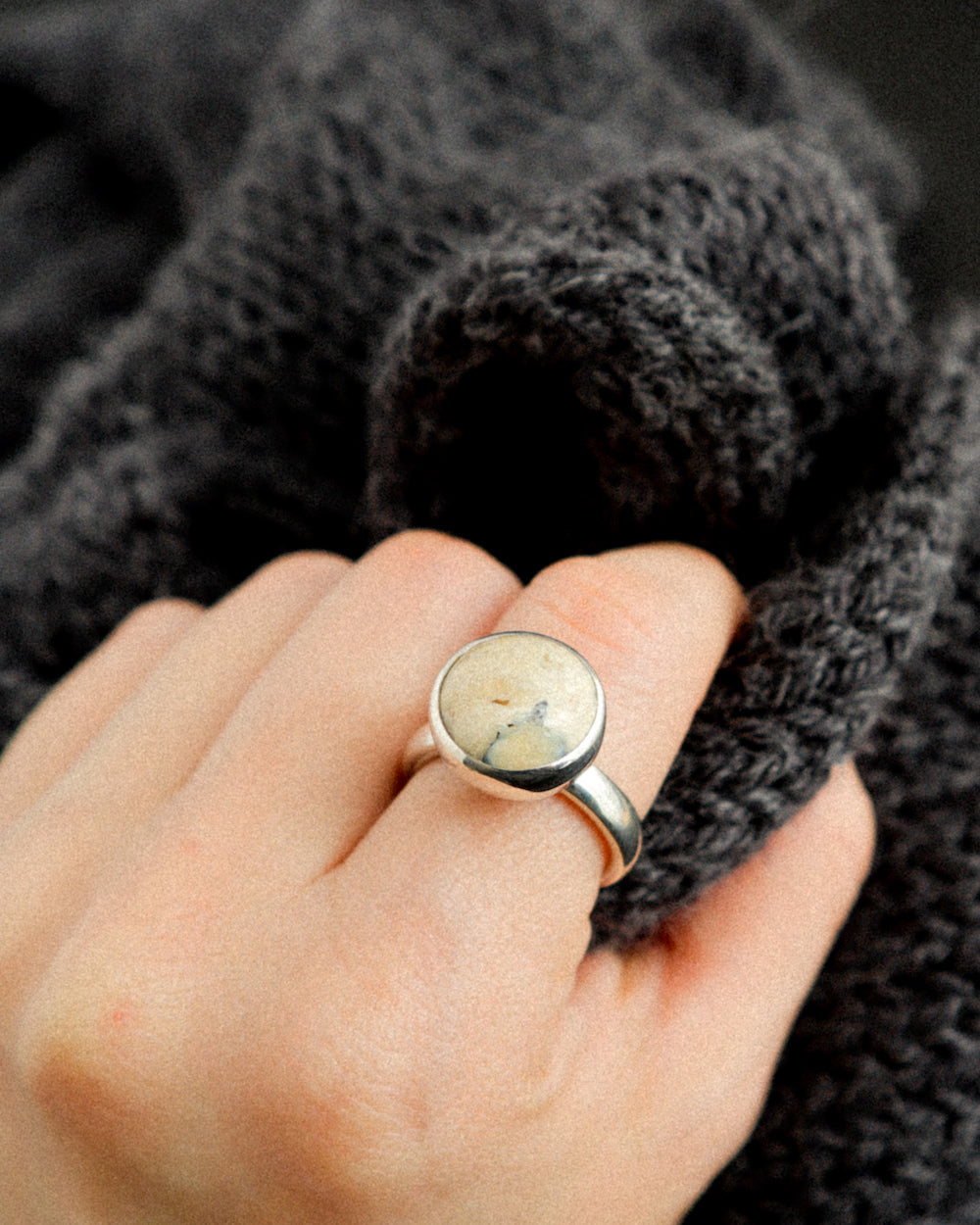 ORB RING 12mm Gem <african opal>