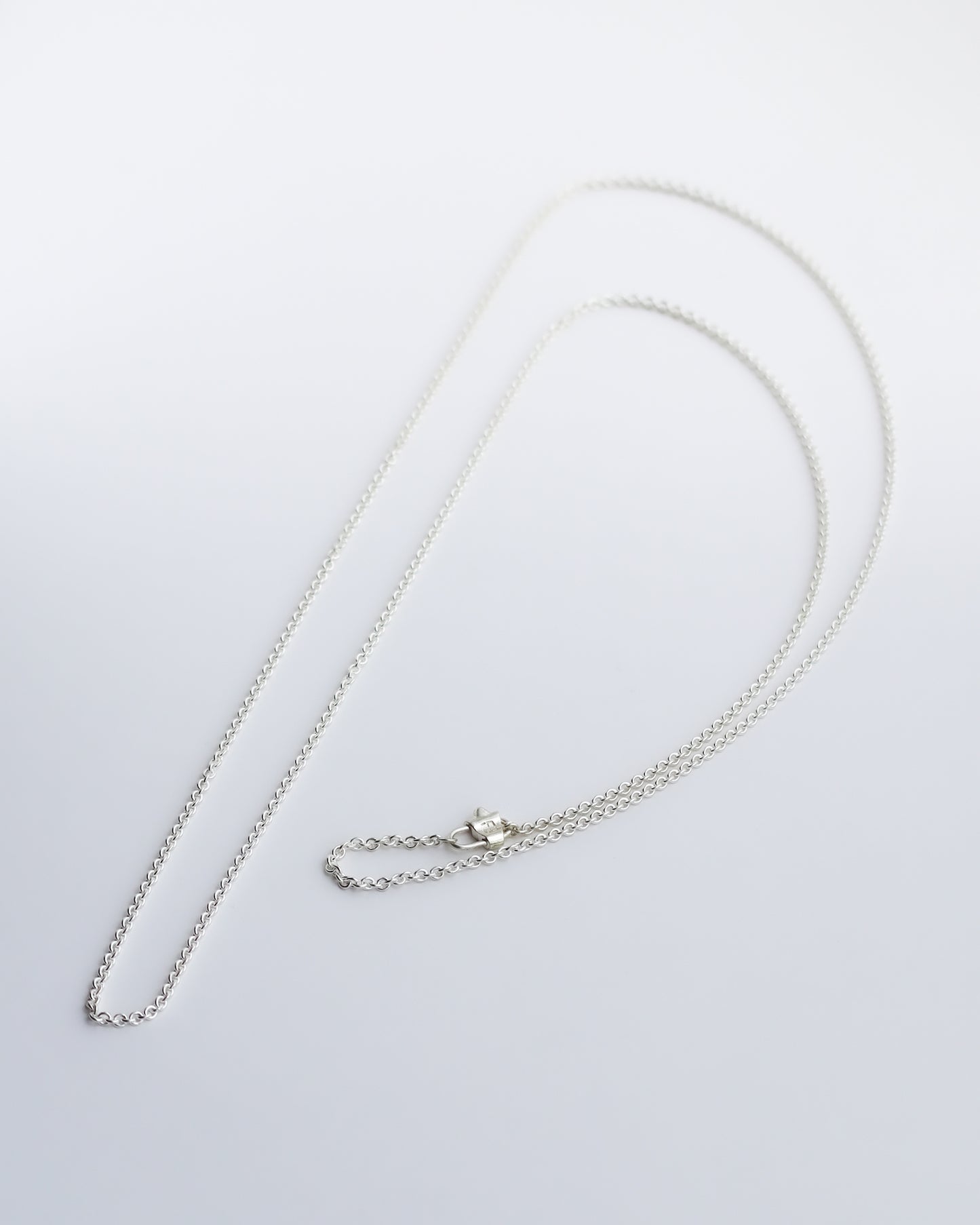 CIRCLE LINK NECKLACE-THIN