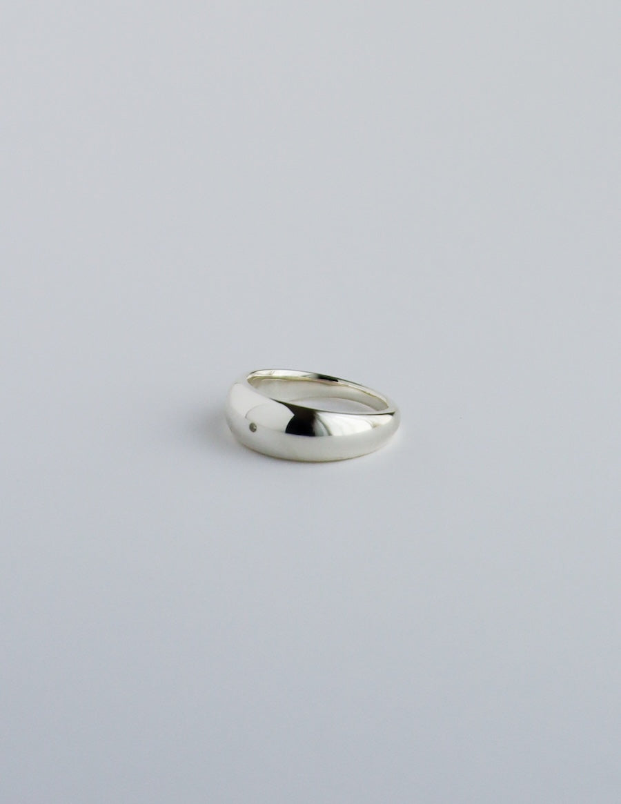 MASS RING - LOW with Diamond